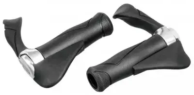 Humpert/Ergotec Ergotec Multiflex-Griffe AKSB-10/3 schwarz/silber 87/87mm - Griffgummi -…