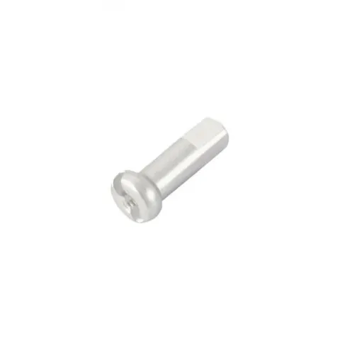 DT Swiss Speichennippel 1.8 Aluminium 14 mm silber - ultraleichte Laufradoptimierung