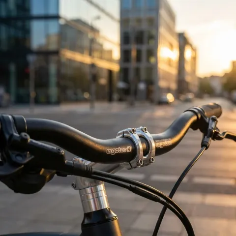 Ergotec Lenkerbügel City Cruiser Ø 25,4 mm 635 mm schwarz 42° Stahl