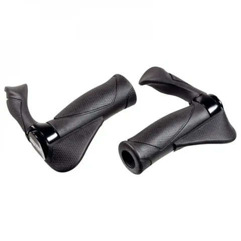 Ergotec Multiflex-Griffe AKSB-10/2 MTB ATB ergonomische Lenkergriffe 130 mm Kraton-Gel Alu inkl.…
