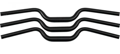 Ergotec Lenkerbügel M-Bar S Alu Ø 31,8 mm 700 mm schwarz/matt 14° Level6
