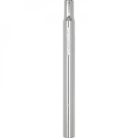 Ergotec Sattelstütze Alu Kerze 25,8x400mm silber, Sicherheitslevel 2, Aluminium, für City- und…