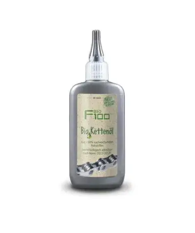 DR WACK F100 Bio Kettenöl Flasche 100ml - Biologisch abbaubares Fahrrad Kettenöl - Pflegemittel
