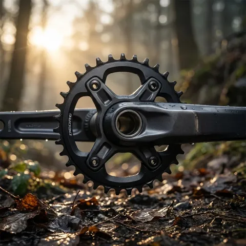 SHIMANO Kettenblatt DEORE FC-M590/FC-M591 22 Zähne - präziser Antrieb für MTB-Schaltungen