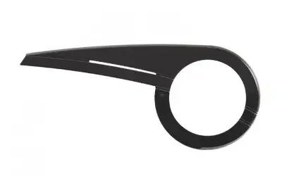Hebie Kettenschutz 3-fach schwarz - für 48 Zähne - Kunststoff Ø 23 cm