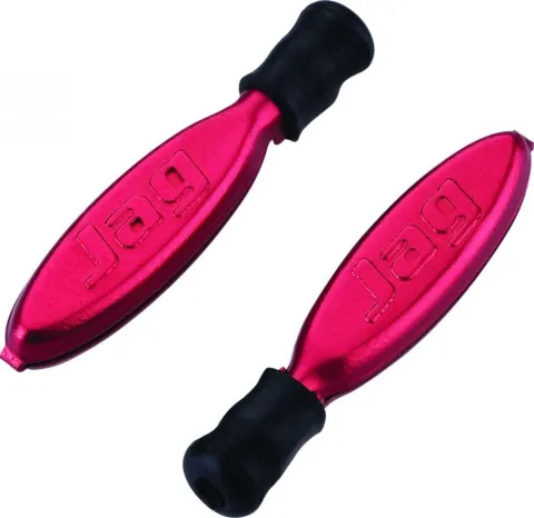 Jagwire Zugendhülsen Non-Crimp 5 mm Rot - wiederverwendbare Endhülsen in moderner Ausführung