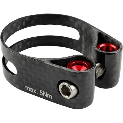 Procraft Sattelstützklemme PRC SPC1 Ø 36.0 mm Rot - 12 g Carbon