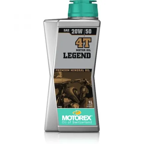 Motorex 4T Legend SAE 20W-50 Motorrad Motoröl 1l - Mineralöl für 4-Takt-Motoren