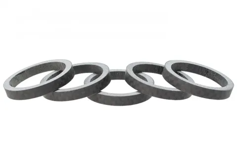 PRO Spacer-Set 3K Carbon 1 1/8" 10 - ultraleichte Spacer für präzise Cockpit-Höhenanpassung