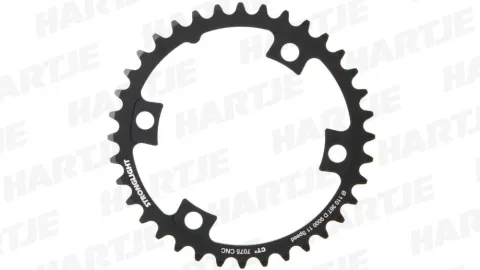 Stronglight Kettenblatt CT2 110mm 39 Zähne für Shimano Dura Ace 9000 - Schwarz 4-Arm