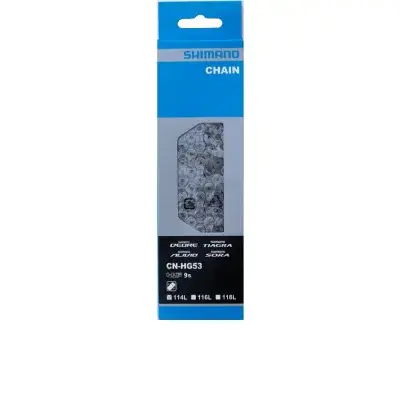 SHIMANO Kette CN-HG53 9-fach 116 Glieder Kette - für 9-fach Schaltungen