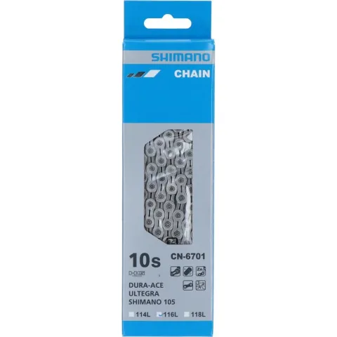 SHIMANO Kette ULTEGRA CN-6701 10-fach 116 Glieder - für 10-fach Stradenschaltungen