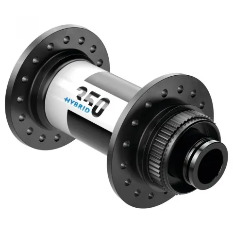 DT Swiss Nabe MTB Hybrid VR 350 32 Loch Schwarz - robuste eMTB-Frontnabe in moderner Ausführung