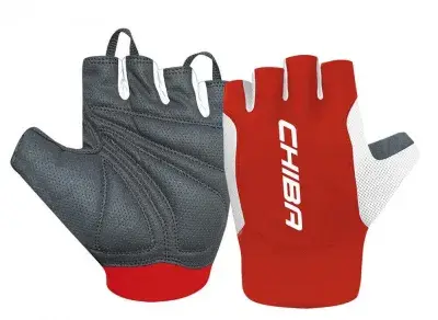 Chiba Handschuhe Mistral kurz Gr. L / 9, schwarz/rot