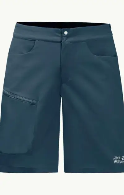Jack Wolfskin Tourer Shorts M Synthetic Fiber Shorts Dark Sea Größe 46