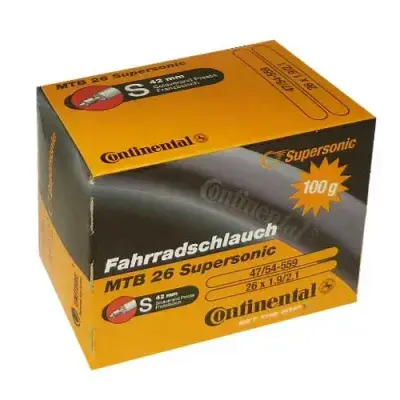 Continental Schlauch Conti MTB 26 Supersonic 26x1.75-2.00" 47-559/55-559 SV 42mm