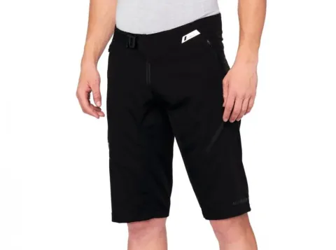100% Airmatic Shorts 30" black - komfortable All-Mountain MTB-Shorts