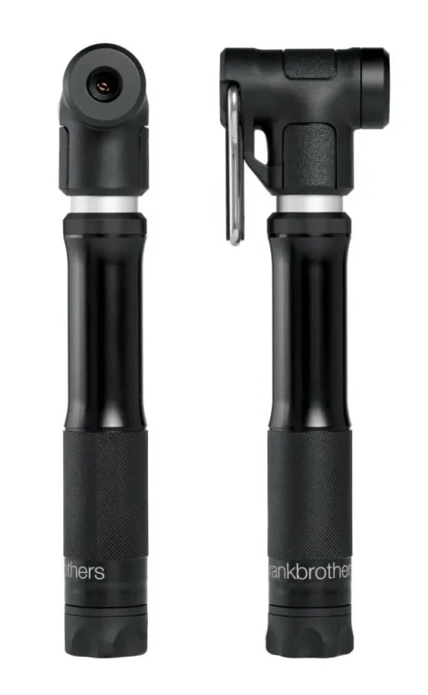 Crankbrothers Sterling S Handpumpe inkl. Rahmenhalter Midnight Edition black