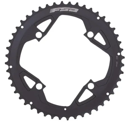 FSA Kettenblatt Road Gossamer 4-Arm 90 mm x 39 T Schwarz - Präzise Schaltperformance für Rennrad &…