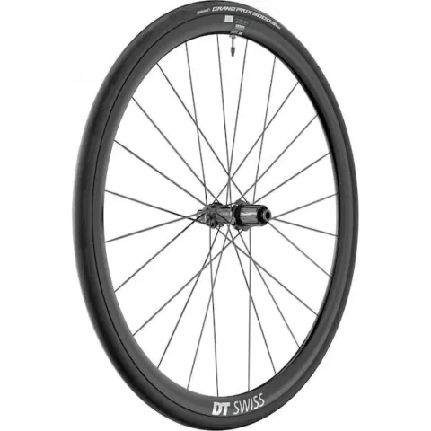 DT Swiss Laufrad AR 1600 Spline 30 622 x 30 mm Schwarz - aero-optimiertes Disc-Vorderrad