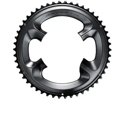 SHIMANO Kettenblatt DURA-ACE FC-R9100 53 Zähne - maximale Antriebs-Effizienz für Rennräder