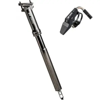 DT Swiss D 232 ONE Vario-Sattelstütze 60 mm Carbon - Ultraleichte Teleskop-Sattelstütze für Cross…