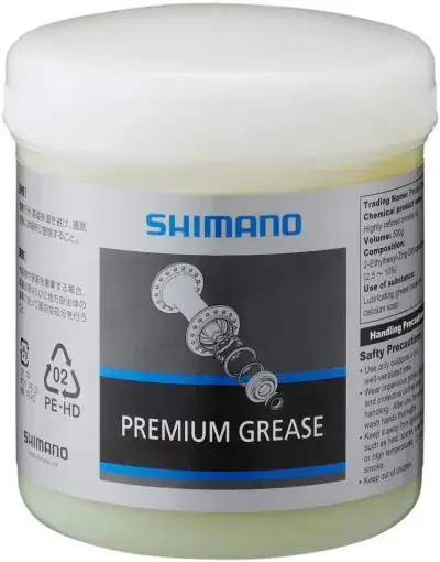 SHIMANO Premium Spezialfett 500 g Spezialfett - für Microspline Spacer und Fahrradkomponenten