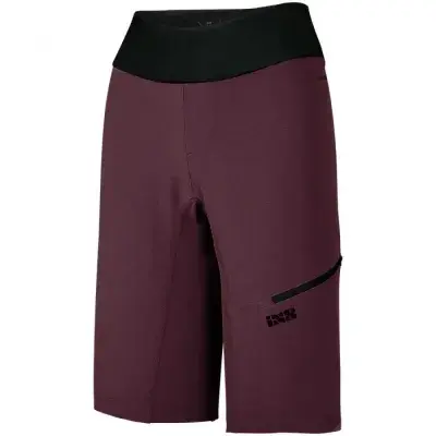IXS Sports Division iXS Carve Hip-Hugger Women Shorts 38 Raisin - maximaler MTB-Komfort