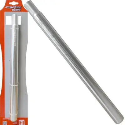 Ergotec Sattelstütze Alu Kerze 27,0 x 300 mm silber