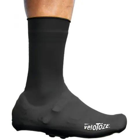 VeloToze Silicone Snap Road Überschuhe Größe M (40,5-42,5) Schwarz - leichte Silikon-Überschuhe mit…