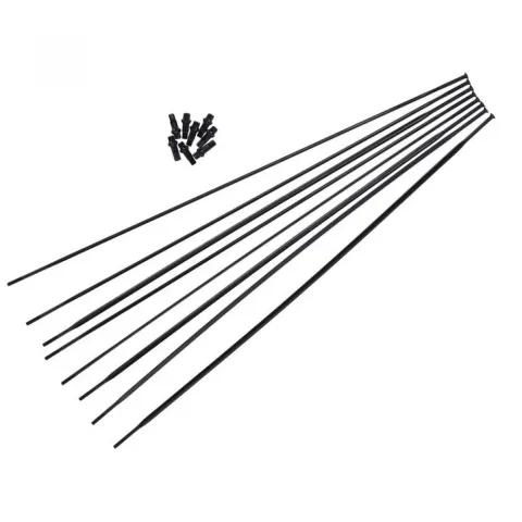 DT Swiss Speichenkit für HE 1800 SPLINE 700C 32 Speichen Schwarz - präzise Laufradreparatur