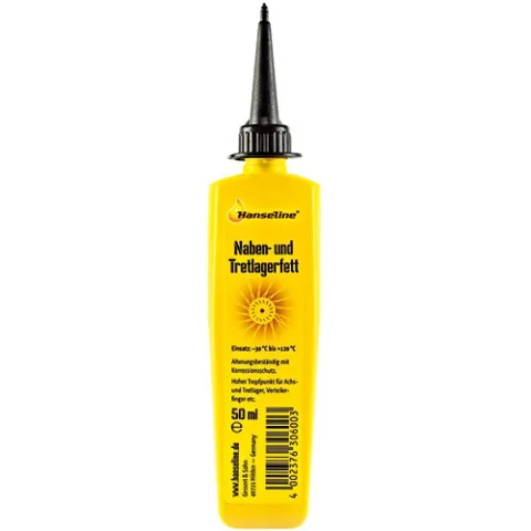 Hanseline Naben- und Tretlagerfett 50 ml Tube Lithium-Schmierfett für Fahrradlager,…