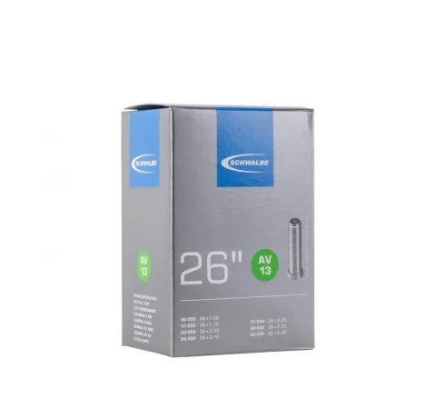Schwalbe AV13 Fahrradschlauch 26 Zoll 40/62-559 mit Autoventil