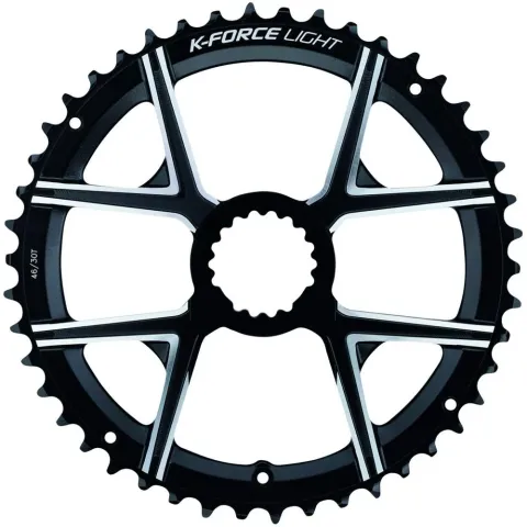 FSA Kettenblatt Road K-Force Light Modular 46 T Schwarz - leichtes Direct-Mount-Upgrade