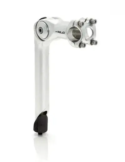 XLC Vorbau ST-T02 Alu Lenkerklemmung 25,4mm | Schaftklemmung Ø 22,2mm (für 1" Gabel) 100mm silber