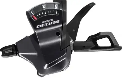 SHIMANO DEORE Trekking Schalthebel SL-T6000 links 2-/3-fach - präzise Schaltkontrolle