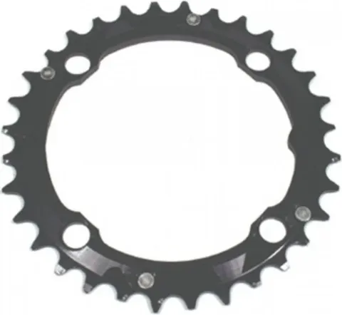 STRONGLIGHT Kettenblatt 104mm Lochkreis 46 Zähne Schwarz - Hochwertiges Chainring für Rennrad & MTB