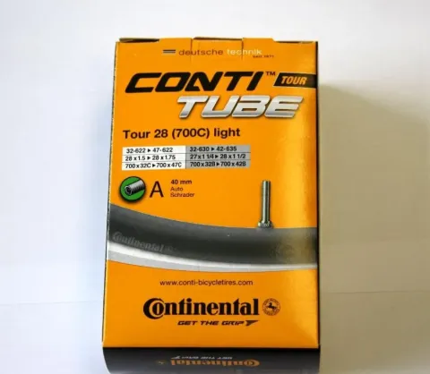 Continental, Bereifung, Schlauch, Tour 28 all light, 32-622-47-622/42-635 (AV 40mm), Gewicht ca.…