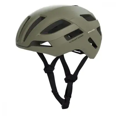 Cratoni Gravoq Fahrradhelm, khaki matt, Gr. S/M (54-58cm), 17 Belüftungsöffnungen, 360° Anpassung,…