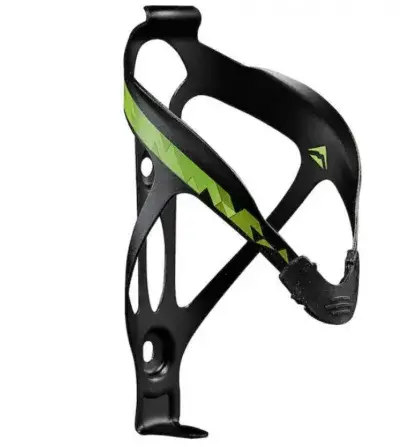 Merida Flaschenhalter Aluminium Advanced Onesize Schwarz/Grün - 39 g Ultraleicht