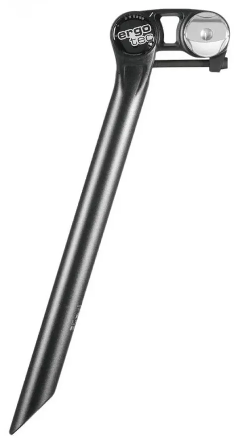 Ergotec Patentsattelstütze Futura vertikal-verst Ø 27,2mm 400mm schwarz Alu