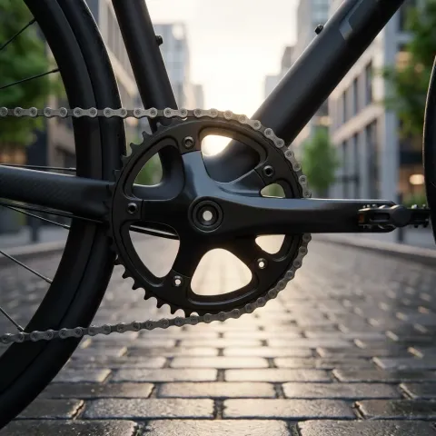 SHIMANO Kettenblatt ALFINE FC-S500 39 Zähne schwarz - präziser Antrieb für Alfine-Nabenschaltungen