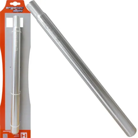 Ergotec Sattelstütze Alu Kerze 30,8 x 300 mm silber Alu