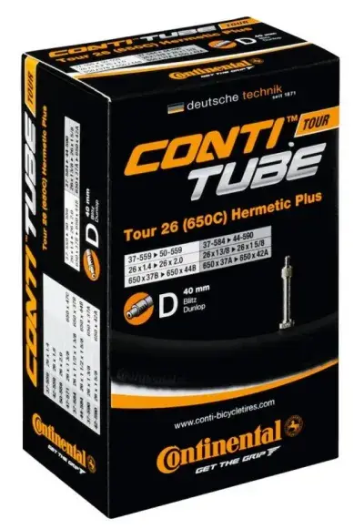 Continental Schlauch Conti Tour 26 Hermetic Plus 26x1 1/8-1.75 37/47-559/590 SV 42mm