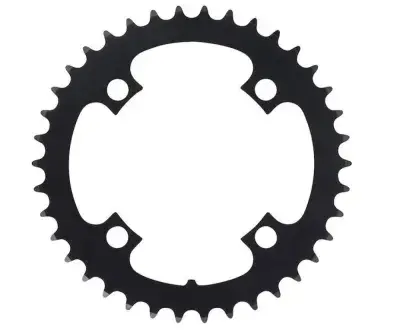 FSA Kettenblatt E-Bike 4-Arm 104 mm x 40 T Schwarz - Megatooth-Technologie für Bosch & Yamaha