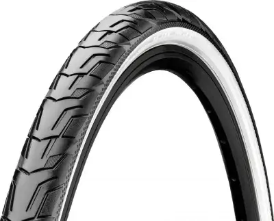 Continental Ride City 28x1.60" (42-622) Drahtreifen, schwarz/weiß, Reflex, E-25, mit EXTRA…