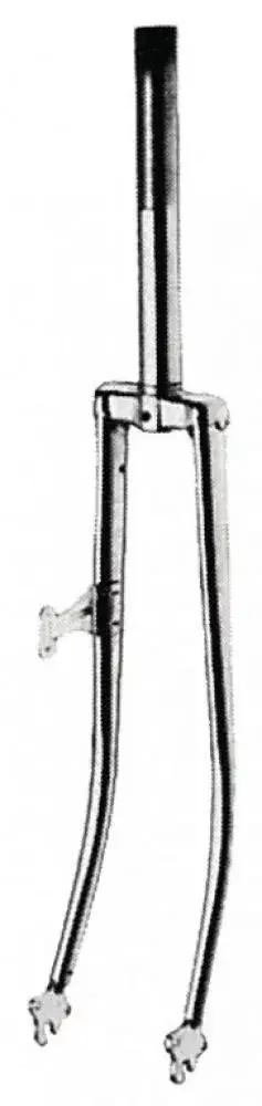 Sportradgabel 26" chrom 1" 230mm/70mm