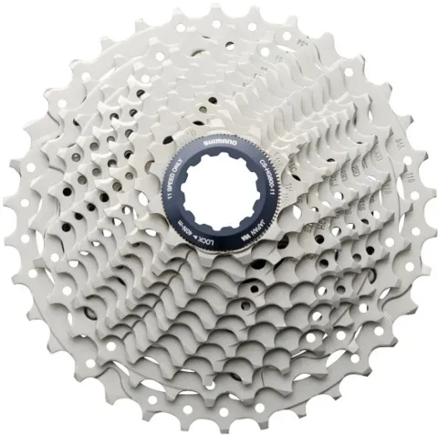 SHIMANO CS-HG800 Kassette 11-fach 11-34 Zähne - Hochwertige Fahrradkassette für Rennrad und Gravel
