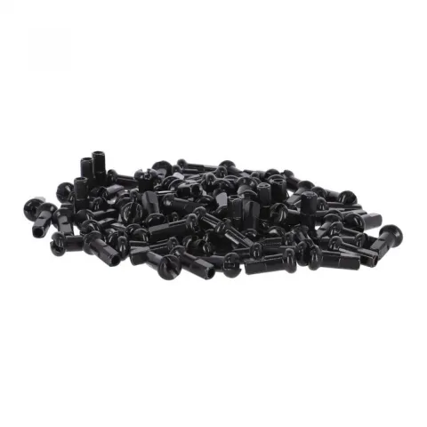 DT Swiss Speichennippel Pro Lock Messing 12 mm schwarz - maximale Laufrad-Sicherheit