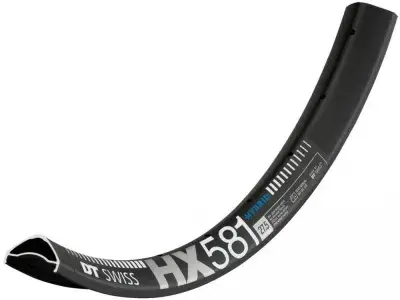 DT Swiss Felge HYBRID HX 581 27,5" 32 Loch Schwarz - robuste E-MTB-Felge für breite Reifen